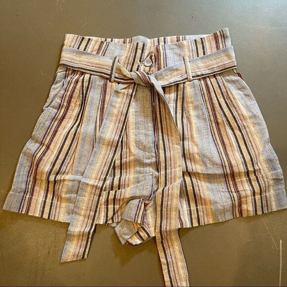 Joe’s | Meghan Paper Bag swing shorts w/tie - Picture 2 of 8